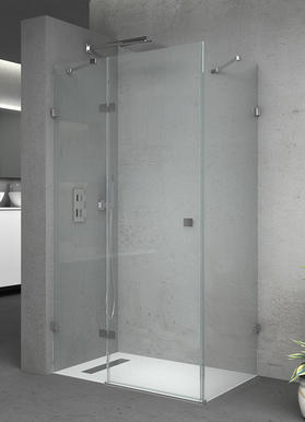 Frameless Spare Hinge Door Shower Enclosure