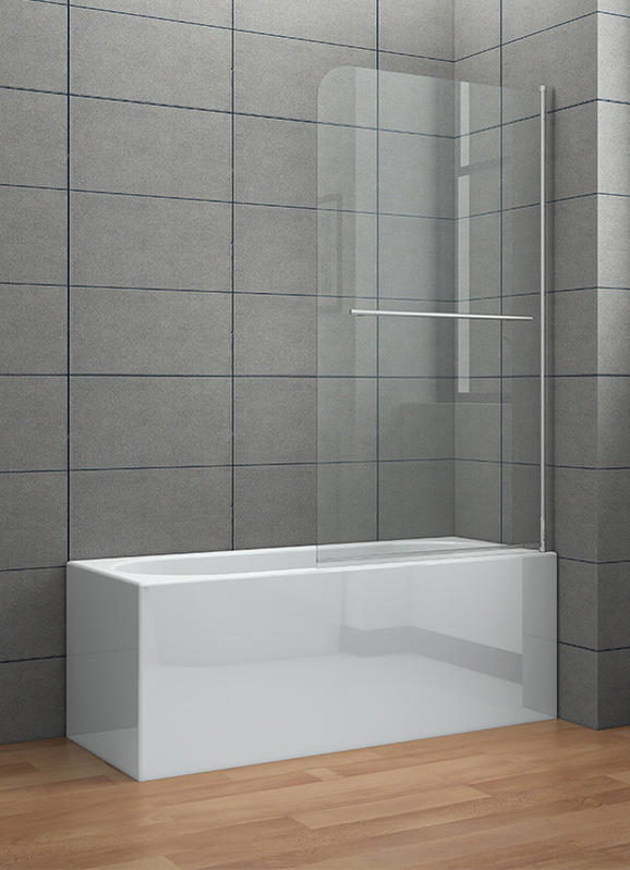 4P6581 With Handle Standard Square Top Shower Screen
