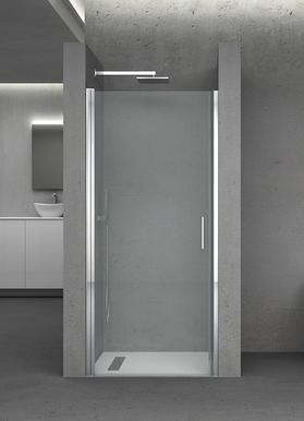 Single Pivot Sliding Shower Door With Handle