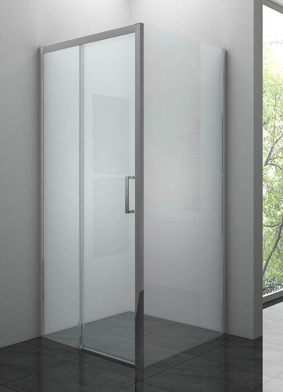 Corner Square Glass Sliding Shower Enclosure