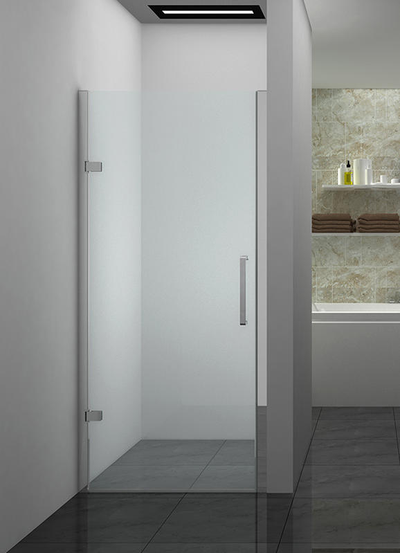 Semi-framed Hinge Recessed Shower Door
