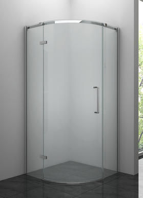 Single Hinge Door Curved Shower Enclosure