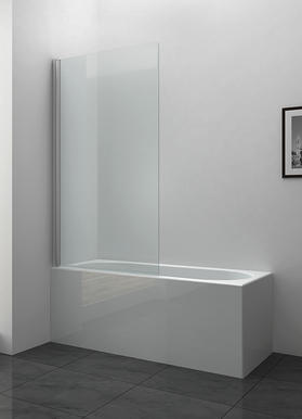 8P1004 Standard Tempered Glass Square Top Shower Screen