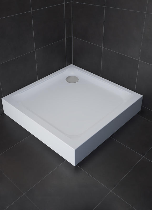 DP10503 With Integrated Panel Square Shower tray 