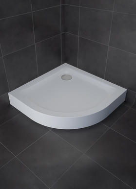 DP10504 90mm Siphon outlet White Square Shape High Shower Tray