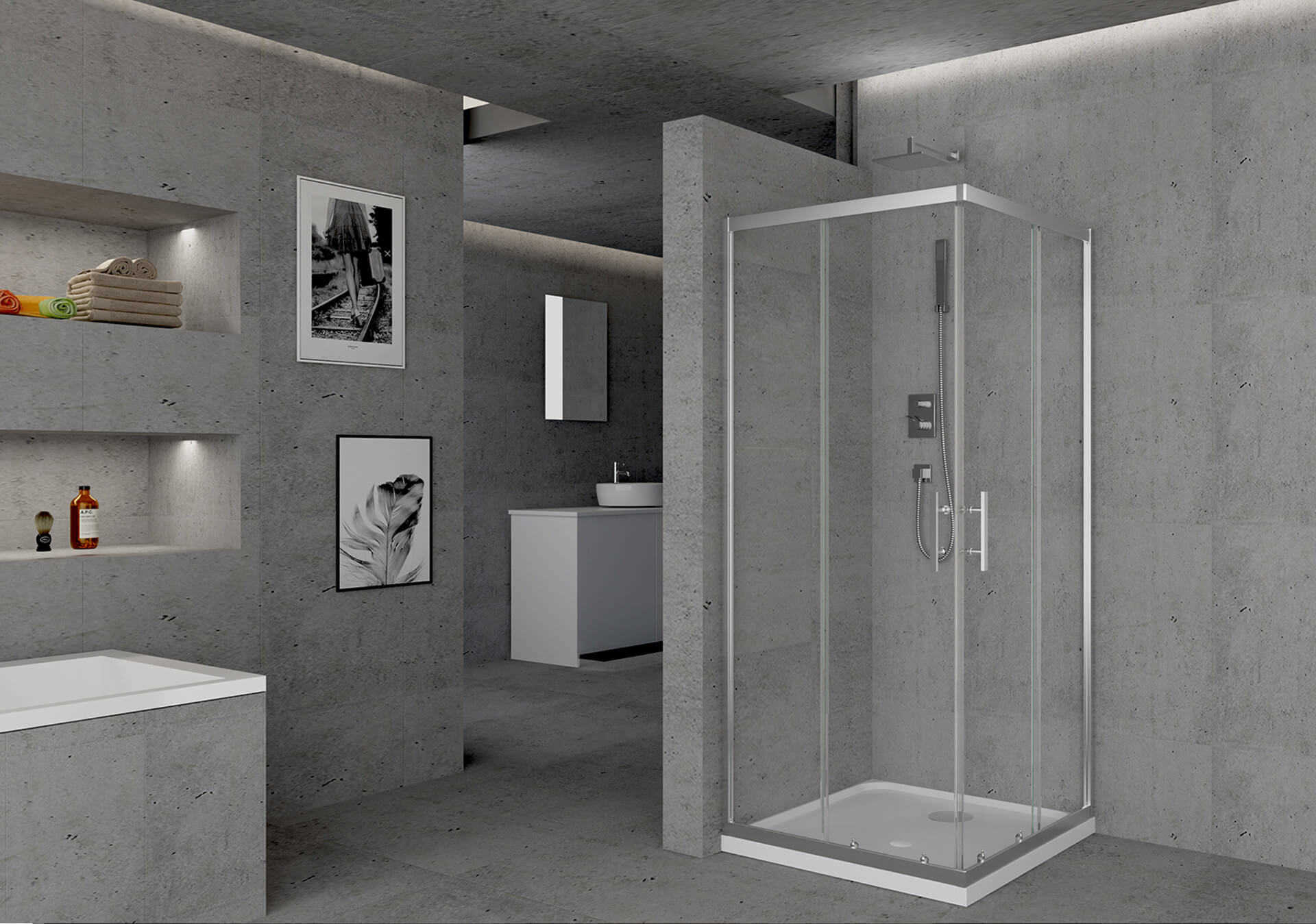 Framed Square Double Door Shower Enclosure: The Perfect Addition to Your Bathroom