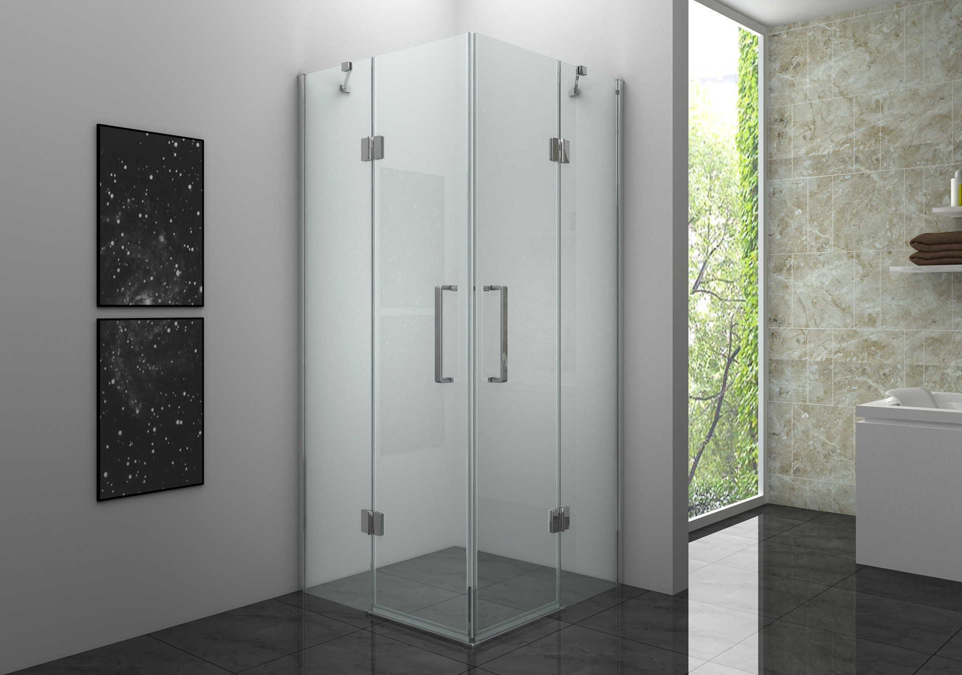  Corner Square Folding Door Shower Enclosure: Maximizing Space in Your Bathroom